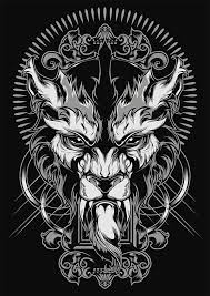 Pin Oleh Lawrence Moltane Di Halloween Gambar Serigala Sketsa Karya Seni 3d