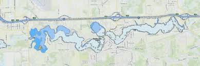 Belleville Lake Fishing Map Us_mi_82_157 Nautical