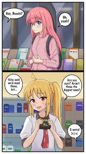 kurofuro, bocchi the rock!, gotoh hitori, ijichi nijika, 2girls - Anime R34