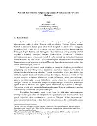 Pdf Adakah Federalisme Penghalang Kepada Pelaksanaan Syariah Di Malaysia Nurhafilah Musa Academia Edu