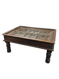 Indian Antique Handcarved Haveli Door Table Unique Style Coffee Table Furniture Antique Coffee Tables Door Coffee Tables Coffee Table