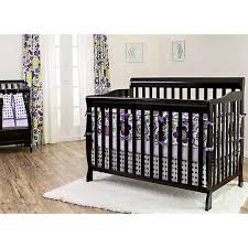 Dream On Me Ashton 5 In 1 Convertible Crib Black Walmart Com Cribs Baby Cribs Convertible Baby Cribs