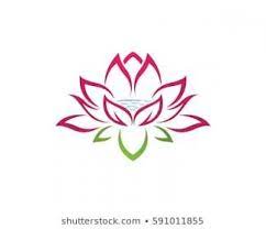 Beauty Vector Lotus Flowers Design Logo Template Icon Flowers Flowers Logo Lotus Flower Art Flower Logo Design Lotus Flower Logo