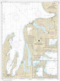 Noaa Chart Grand Traverse Bay To Little Traverse Bay Harobr Springs Petoskey Elk Rapids Suttons Bay Northport Traverse City 14913