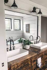 You can go vintage and farmhouse, or modern and farmhouse. Pin On Rustic Coastal Master Bathroom Ideas