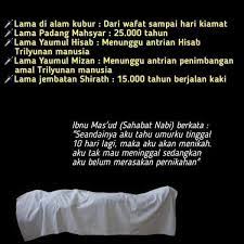Hari akhir menurut bahasa artinya hari penghabisan (q.s. Nasehat Islami Perjalanan Puluhan Ribu Tahun Setelah Mati Alam Barzakh Alam Kubur Disebut Barzakh Berarti Batas Dinding Setelah Mati Manusia Tak Bisa Berkunjung Ke Dunia Karena Sudah Terkunci Dalam
