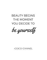 Let these be yourself quotes inspire you to just be you. Coco Chanel Quote Printable Diy Home Decor Free 8 5 X 11 Printable Www Abbeyelisabeth Coco Chanel Quotes Chanel Quotes Motivational Quotes For Women