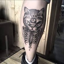 A skull tattoo, or a skull, overall, is often associated with disease, destruction, and death. 62 Cute And Lovely Cat Tattoos For Men And Women