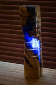 Wood Resin Lamp Lampen Aus Holz Epoxidharz Lampe Holz Ideen