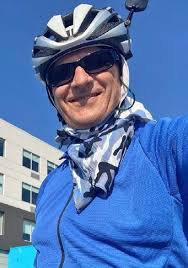 Erik Andrews of Oberlin's 3,350-mile charity bike trip ends today in  Atlantic surf