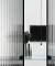 Black Grid Shower Screen