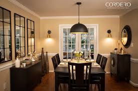 Oversized Hammered Flat Black Pendant Light Fixture