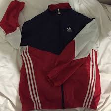 Black And White Adidas Hoodie Adidas Red White And Blue 90 S Windbreaker Red Adidas 90s Windbreaker Windbreaker