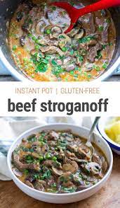 Instant Pot Beef Stroganoff Quick Easy Instant Pot Eats Recipe Beef Stroganoff Instant Pot Recipe Instant Pot Recipes Beef Stroganoff Easy