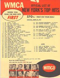 1957 Wmca Survey In 2019 Music Charts Music Radio Song List