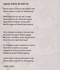 Apnne Ankho Se Kah Do