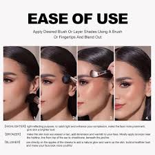 Amazon.com : DLZZRS 3D Cosmetics Powder Blush Palette, 3 Blush Shades,  Multi-Use Makeup Powder Contour Pressed Powder Long-Lasting Pigment  Cheekbones Contouring Luminous Blush Blendable Natural Matte Finish(03#) :  Beauty & Personal Care