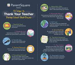 One way your teacher has helped you grow and develop as a person. Tip 32 Twelve Ways To Thank Teachers During School Closures Parentsquare Blog
