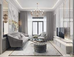 This living room doesn't want to say goodbye to summer. Modern Classic Living Room On Behance