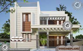 Modern House Plans Kerala Style With Two Storey Residential House Floor Plan Having 2 Floor 4 Modern House Plans Duplex House Design Double Storey House Plans