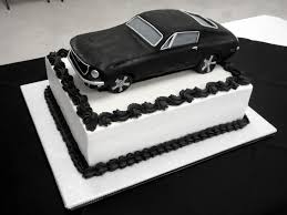 Birthday Cake Teddy Grahams Discontinued Rear And Front View Of Mustang Groom S Cake Groom S Cakes Grooms Cake Cake 40th Birthday Party For Women
