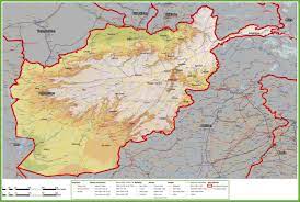 Political, administrative, road, relief, physical, topographical, travel and other maps of afghanistan. Large Detailed Map Of Afghanistan With Cities And Towns