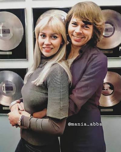 Agnetha Fältskog and Björn Ulvaeus #ABBA
