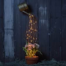 Diy Watering Can Fairy Lights Garden Lighting Diy Outdoor Fairy Lights Fairy Lights Decor