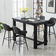 Union Rustic Shoemaker 5 Piece Bar Height Dining Set Wayfair In 2020 Pub Table Pub Table Sets Dining Room Sets