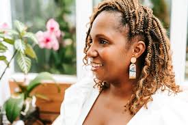 Boho Paper Dangle Earrings: Floral Animal Print Statement Jewelry (clip