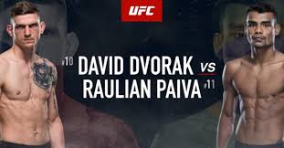 Who is dvorak scheduled to fight next? Ufc Dvorak Vs Paiva 22 5 Online Program Fight Card A Live Prenosy