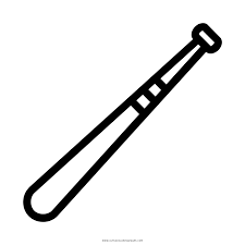 A baseball ball on the other hand is either made of rubber or cork wrapped in yarn. Baseball Bat Coloring Page Ultra Coloring Pages