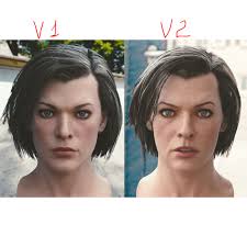 Pin On 3d Model Milla Jovovich Head V3 Resident Evil Alice Available Here