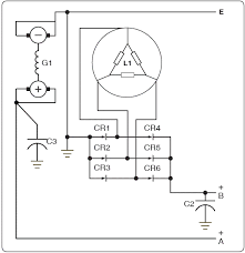 Before reading the schematic, get common and understand all the symbols. Alternators Part One