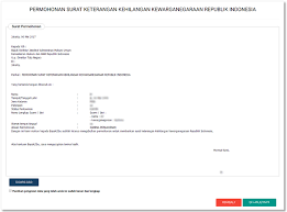 Jika pengajuan ditolak maka anda harus melihat detail pengajuan dan membaca alasan penolakan dan mengikuti arahan yang diberikan. Permohonan Surat Keterangan Kehilangan Kewarganegaraan Ahu Online