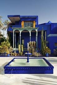 Fontaine Carree Bleu Majorelle Jardin Majorelle In Marrakech Jardin Majorelle Marrakech Visiter Marrakech