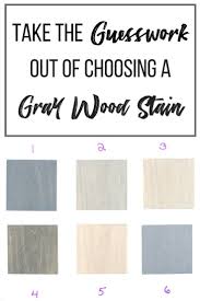 6 Grey Wood Stain Colors On 5 Different Wood Species Grey Stained Wood Staining Wood Stain Colors