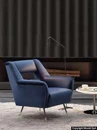 Divano 2 posti poltrone e sofà con poggiapiedi estraibile. Divani Poltrone E Sofa Nel Blu Dipinto Di Blu Interior Design