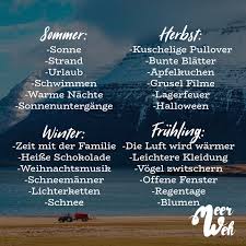 Sommer Herbst Frühling Winter Meerweh Visual Statements