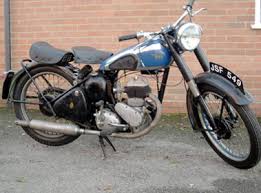 Image result for Blue 1952 Motorcycle