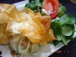 Boudin Noir Aux Pommes Golden En Feuilles De Brick Hapjes Tapas Bladerdeeg