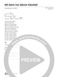 I can only imagine what it will be like when i walk by your side i can only imagine what my eyes will see when your face is before me i can only i can only imagine when that day comes and i find myself standing in the sun/son i can only imagine when all i will do is forever—forever worship you. Ich Kann Nur Davon Traumen I Can Only Imagine Chords Pdf Praisecharts