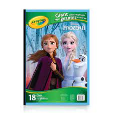 Crayola Giant Coloring Pages Featuring Disney S Frozen 18 Pages Walmart Com In 2021 Crayola Kids Coloring Books Coloring Books