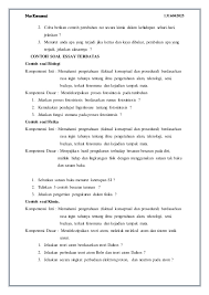 Essay bab 1 pai kelas xii (semangat beribadah dengan meyakini hari akhir) 1. Update Soal Essay Tentang Perkembangan Iptek Paling Populer