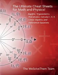 Download trigonometry cheat sheet or any other file from books category. Ultimate Cheat Sheet For College Math Algebra Trig Calculus Linear Algebra Diff Eq The Ultimate Cheat Sheets For Math And Physics Band 11 Team Wesolvethem Amazon De Bucher