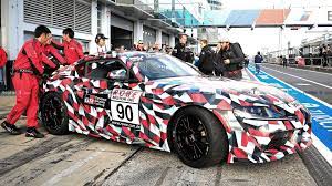 Hear all about your favorite stars and subjects. Toyota Supra Race Car Spied With Hideously Ugly Engine