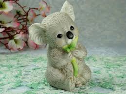 Adorable Vintage Koala Bear Figurine Collectible In Fine Etsy Koala Bear Bear Figurine Koala