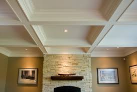 Download ceiling beam images and photos. Coffered Ceiling Box Beam Mantle Wainscoting Traditional Living Room Ottawa By House Of Fine Carpentry Cabify Cabinetry Houzz