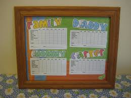 Doodles And Doilies Family Goal Chart