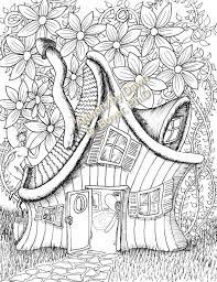 For boys and girls, kids and adults, teenagers and toddlers, preschoolers and older kids at school. Fairy Houses And Fairy Doors Vol 3 And 4 Individual Coloring Etsy In 2021 Fairy Coloring Pages Fairy Coloring Printable Coloring Book